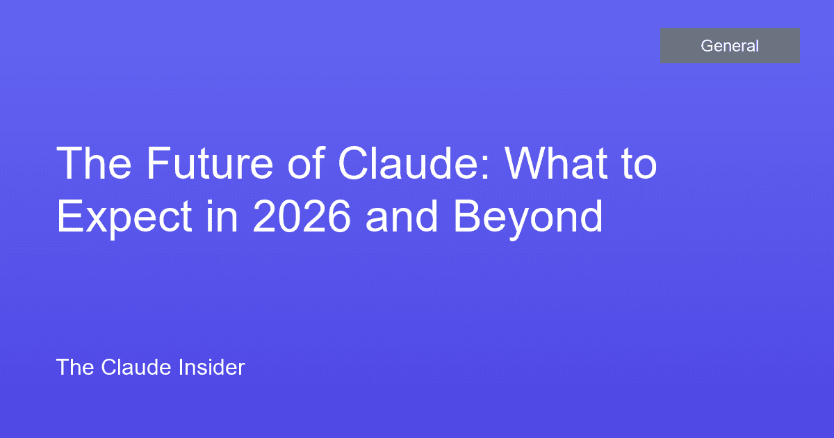 The Future of Claude: What to Expect in 2026 and Beyond
